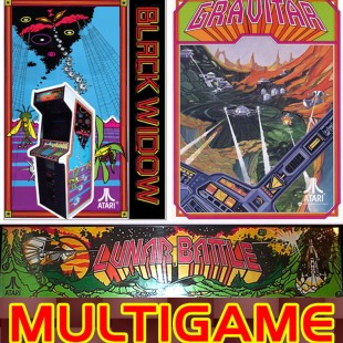 Gravitar / Black Widow Multigame